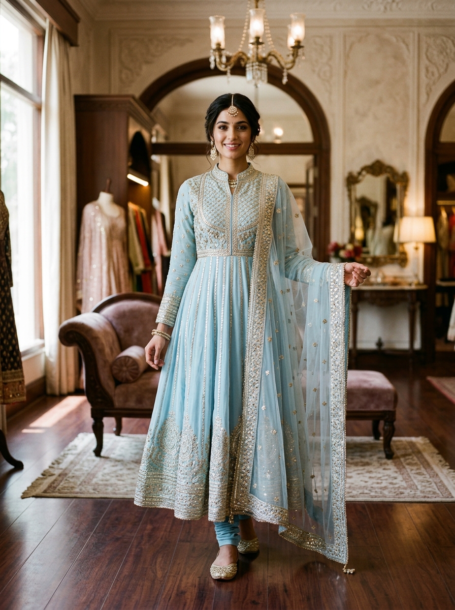 Anarkali Suit Look