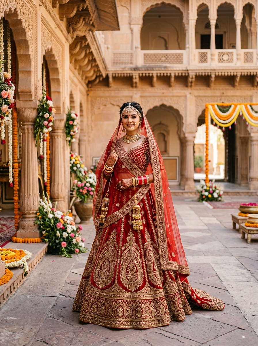 Bridal Lehenga Look